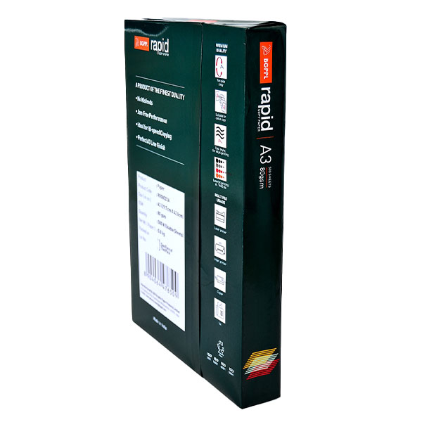 Rapid A3 Copy Paper 80gsm Ream - Image 2